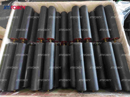 Good price Heavy Load Conveyor Systems Reinforced HDPE Roller With HRB And Impact Absorbing Design online